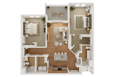 The Langley Floor Plan at Mallory Ridge, Bloomfield, Connecticut